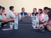 TRABAJO DEPARTAMENTAL ENTRE MUNICIPIOS, EL LEGISLADOR Y EL SECRETARIO DE OBRAS Y SERVICIOS PÚBLICOS DE LA PROVINCIA.