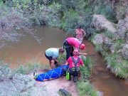 UNA FOTÓGRAFA CAYÓ DE 40 METROS DE ALTURA EN COPINA Y ESTÁ GRAVE.