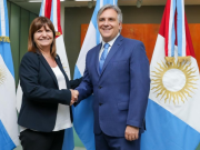 MARTÍN LLARYORA SE REUNIÓ CON PATRICIA BULLRICH EN EL CENTRO CÍVICO.