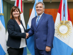 MARTÍN LLARYORA SE REUNIÓ CON PATRICIA BULLRICH EN EL CENTRO CÍVICO.