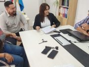 QUILINO: EL MUNICIPIO FIRMÓ UN CONVENIO PARA REALIZAR ADOQUINES.