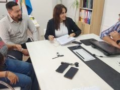 QUILINO: EL MUNICIPIO FIRMÓ UN CONVENIO PARA REALIZAR ADOQUINES.