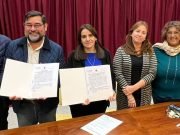 QUILINO: SE FIRMÓ UN CONVENIO PARA LA IMPLEMENTACIÓN DE CARRERAS DE GADRO MEDIANTE LA UNIVERSIDAD CAECE DE BS. AS.