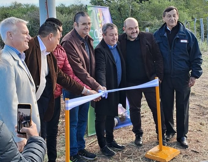 INAUGURACIÓN DE OBRA ELÉCTRICA EN CHUÑA.