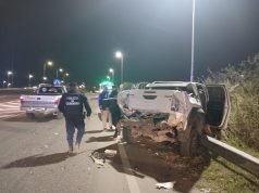 EL JEFE COMUNAL LIBERTARIO DE RAYO CORTADO SUFRIÓ UN FUERTE ACCIDENTE EN JUAREZ CELMAN.