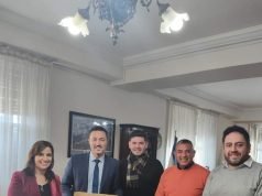 EL MINISTRO PETRI RECIBIÓ A AUTORIDADES TULUMBANAS CON MIRAS AL 2° ENCUENTRO DE GRANADEROS.