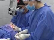 CAMPAÑA NO MÁS CATARATAS: OPERARON A 87 PERSONAS EN EL HOSPITAL ROMAGOSA.