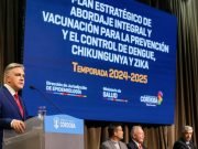 LA PROVINCIA LANZÓ EL PLAN ESTRATÉGICO DE ABORDAJE INTEGRAL Y VACUNACIÓN PARA LA PREVENCIÓN Y EL CONTROL DE DENGUE, CHIKUNGUNYA Y ZIKA