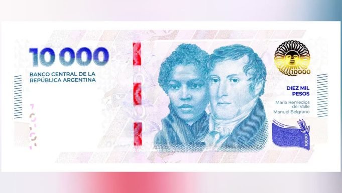 YA CIRCULAN EN EL PAÍS LOS BILLETES DE 10.000 PESOS.