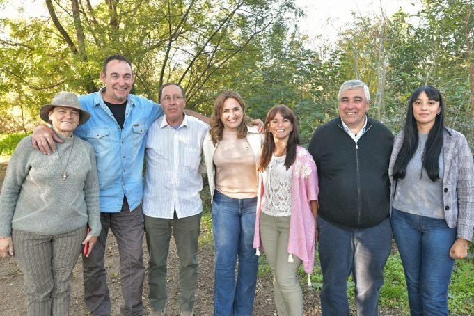 MYRIAN PRUNOTTO RECORRIÓ LAS RABONAS DONDE SE REUNIÓ CON JEFES COMUNALES DE LA REGIÓN.