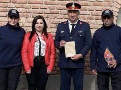 ESPECIAS DEÁN FUNES ENTREGÓ UN APORTE ECONÓMICO A BOMBEROS DEÁN FUNES EN SU DÍA.