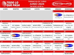 FARMACIAS DE TURNO JUNIO 2024.
