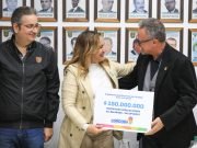 LA VICEGOBERNADORA PRUNOTTO ENTREGÓ FOCOM DE $150 MILLONES PARA OBRAS EN SALSIPUEDES.