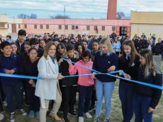 PRUNOTTO PRESIDIÓ EN EL ARAÑADO LA INAUGURACIÓN DEL TECHO DEL PLAYÓN IPEA 225.