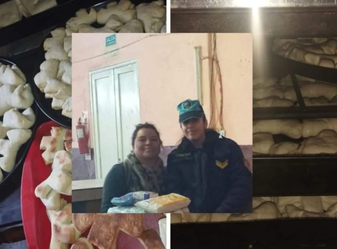 DEÁN FUNES: PERSONAL DE LA DEPARTAMENTAL ISCHILÍN DONÓ MERCADERÍA EN UN MERENDERO.