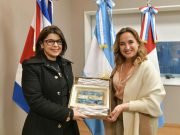 LA VICEGOBERNADORA PRUNOTTO RECIBIÓ A LA EMBAJADORA DE COSTA RICA EN ARGENTNA.
