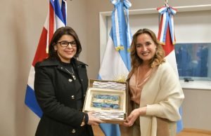 LA VICEGOBERNADORA PRUNOTTO RECIBIÓ A LA EMBAJADORA DE COSTA RICA EN ARGENTNA.