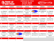 FARMACIAS DE TURNO JULIO 2024.
