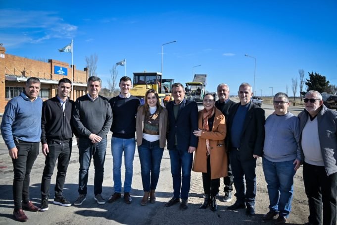 MYRIAN PRUNOTTO ENTREGÓ FONDOS Y RECORRIÓ OBRAS EN TANCACHA.