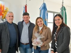 MYRIAN PRUNOTTO RECORRIÓ OBRAS EN GENERAL FOTHERINGHAM.