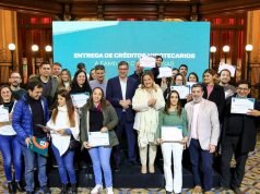 LA VICEGOBERNADORA PARTICIPÓ EN LA ENTREGA DE LOS NUEVOS PRÉSTAMOS HIPOTECARIOS DE BANCOR.