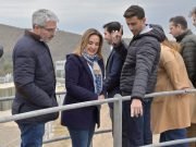 MYRIAN PRUNOTTO RECORRIÓ LA ESTACIÓN DEPURADORA DE LA CALERA.