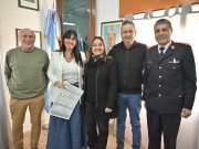 MYRIAN PRUNOTTO ENTREGÓ UN APORTE PROVINCIAL A BOMBEROS DE JESÚS MARÍA.