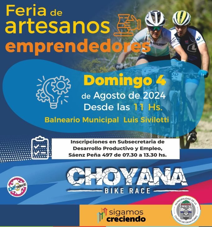 FERIA DE ARTESANOS Y EMPRENDEDORES EN LA CHOYANA BIKE RACE.