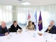 MYRIAN PRUNOTTO Y HORACIO FERREYRA EN EL CAMPUS NORTE DE LA UNC.