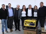 MYRIAN PRUNOTTO ENTREGÓ GRUPOS ELECTRÓGENOS PARA ELECTRODEPENDIENTES DE SAN CARLOS MINAS.