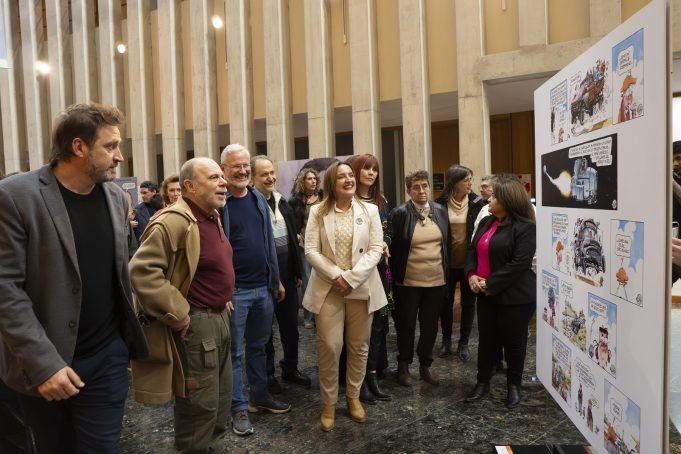 LA VICEGOBERNADORA MYRIAN PRUNOTTO INAUGURÓ DOS MUESTRAS POR LOS 40 AÑOS DE DEMOCRACIA