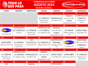FARMACIAS DE TURNO: AGOSTO 2024.