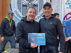 EL LEGISLADOR FIGUEROA PRESENTE EN LA PREMIACIÓN DE LA CHOYANA BIKE RACE.