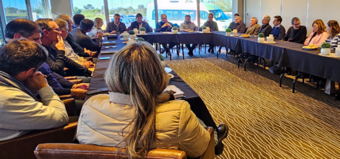 DARÍO CAPITANI SE REUNIÓ CON EL ENTE REGIONAL ANSENUZA EN MIRAMAR.