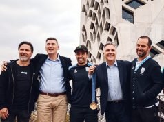 LLARYORA RECIBIÓ AL MEDALLISTA OLÍMPICO JOSÉ “MALIGNO” TORRES.