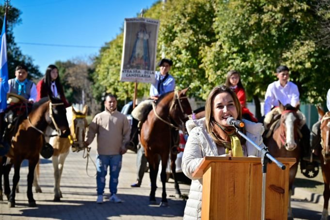 LA VICEGOBERNADORA MYRIAN PRUNOTTO CELEBRÓ LOS 115 AÑOS DE CANDELARIA SUD JUNTO A SU COMUNIDAD.