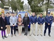 MYRIAN PRUNOTTO PRESIDIÓ LA PRESENTACIÓN DE NUEVOS MÓVILES POLICIALES EN EL DEPARTAMENTO RÍO PRIMERO.