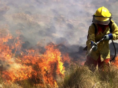 ALERTA ROJA POR RIESGO EXTREMO DE INCENDIOS EN TODA LA PROVINCIA.