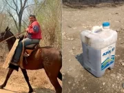 DETUVIERON A UN HOMBRE DE 31 AÑOS POR EL INCENDIO DE CAPILLA DEL MONTE. TENÍA UN BIDÓN DE NAFTA.