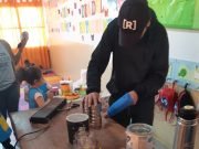 QUILINO APOSTÓ POR INSTRUMENTOS RECICLABLES EN LAS SALAS CUNA.