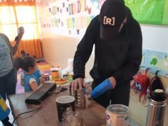 QUILINO APOSTÓ POR INSTRUMENTOS RECICLABLES EN LAS SALAS CUNA.