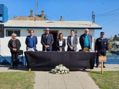 LA VICEGOBERNADORA MYRIAN PRUNOTTO ENTREGÓ UN NUEVO MÓVIL POLICIAL EN REDUCCIÓN.