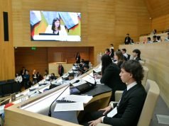 ESTUDIANTES DEBATEN SOBRE ACTUALIDAD INTERNACIONAL EN LA LEGISLATURA.
