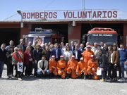MYRIAN PRUNOTTO ENTREGÓ APORTES PARA LA CRUZ ROJA Y LOS BOMBEROS VOLUNTARIOS DE VILLA DEL ROSARIO.