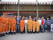 MYRIAN PRUNOTTO ENTREGÓ APORTES PROVINCIALES A BOMBEROS DE FREYRE Y PORTEÑA.