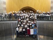 EN LA LEGISLATURA, ESTUDIANTES SECUNDARIOS PARTICIPARON DEL PROGRAMA PARLAMENTO JUVENIL.