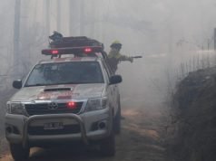 INCENDIO CONTENIDO EN EL VALLE DE PUNILLA Y RUTA 38 HABILITADA.