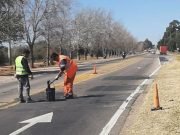 AVANCE EN LA MEJORA DE LA INFRAESTRUCTURA VIAL: BACHEO DE VIALIDAD NACIONAL EN RUTA 60.