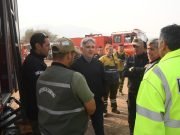 LLARYORA DESTACÓ EL TRABAJO DE LOS BOMBEROS Y LA POLICÍA, A LA VEZ QUE PIDIÓ A LA POBLACIÓN RESPETAR LAS INDICACIONES DE LAS AUTORIDADES.