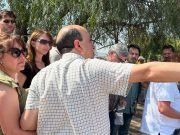 ANDREA NIEVAS RECORRIÓ EL PREDIO DONDE SE CONSTRUIRÁ EL EDIFICIO DE LA UNIVERSIDAD PROVINCIAL.